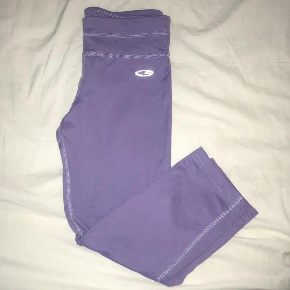 Girls Light Purple Champion Capri Leggings